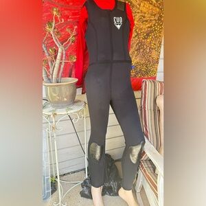 EVO 3mm Neoprene Farmer John Wetsuit - Sleeveless Full Suit - Med